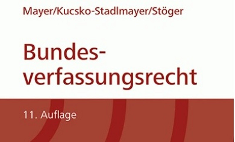 Neuauflage: Grundriss Bundesverfassungsrecht - Institute Of Public Law ...