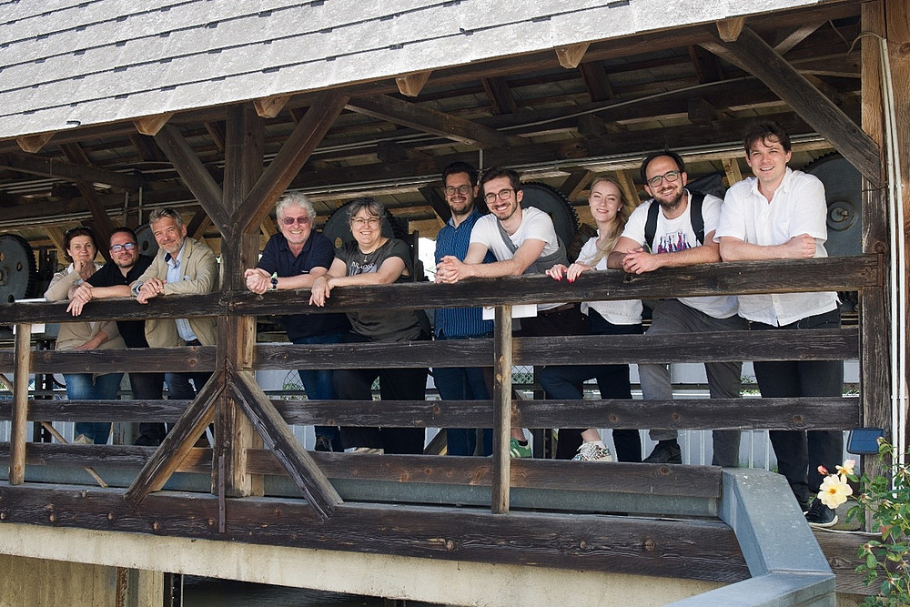 Gruppenfoto Brücke WISOG ©Uni Graz