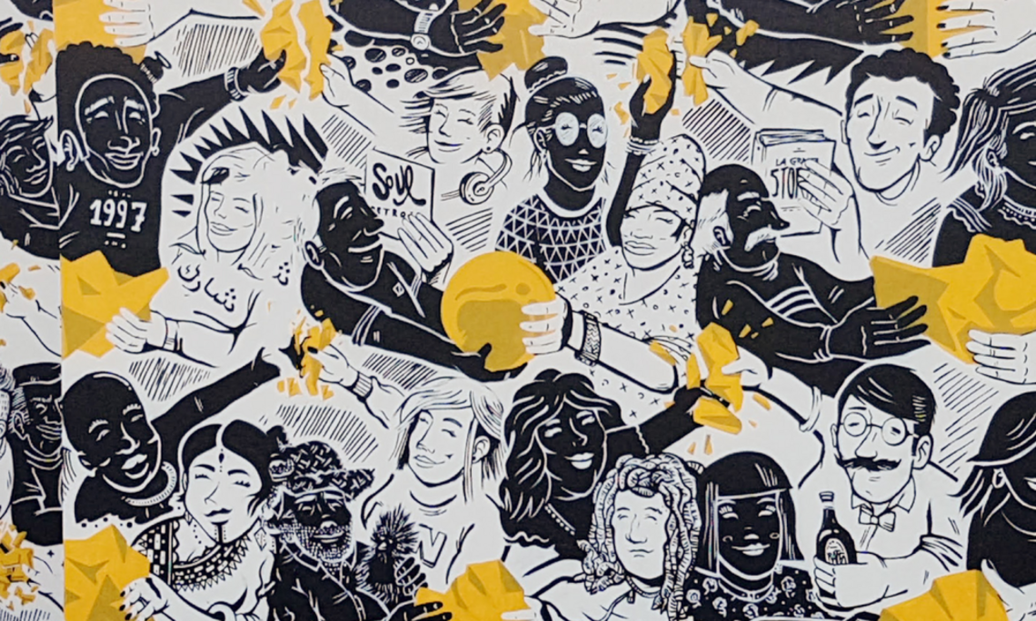 NSN street artivism drawing
