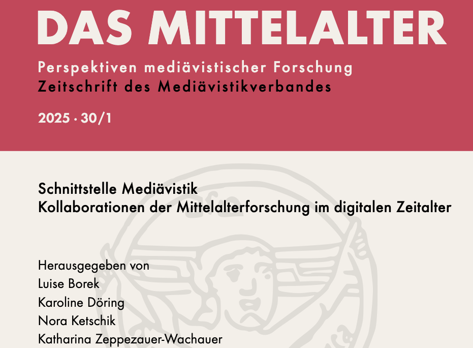 Screenshot der Zeitschrift "Das Mittelalter" ©Heidelberg University Publishing