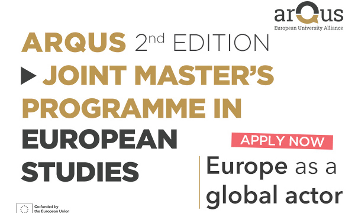 Applications for the second edition of the Arqus Joint MA’s Programme in European Studies open today!