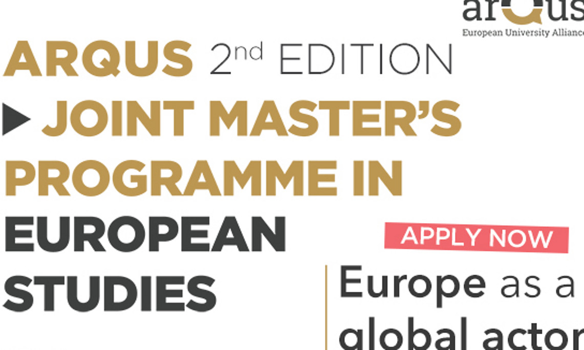 Applications for the second edition of the Arqus Joint MA’s Programme in European Studies open today!