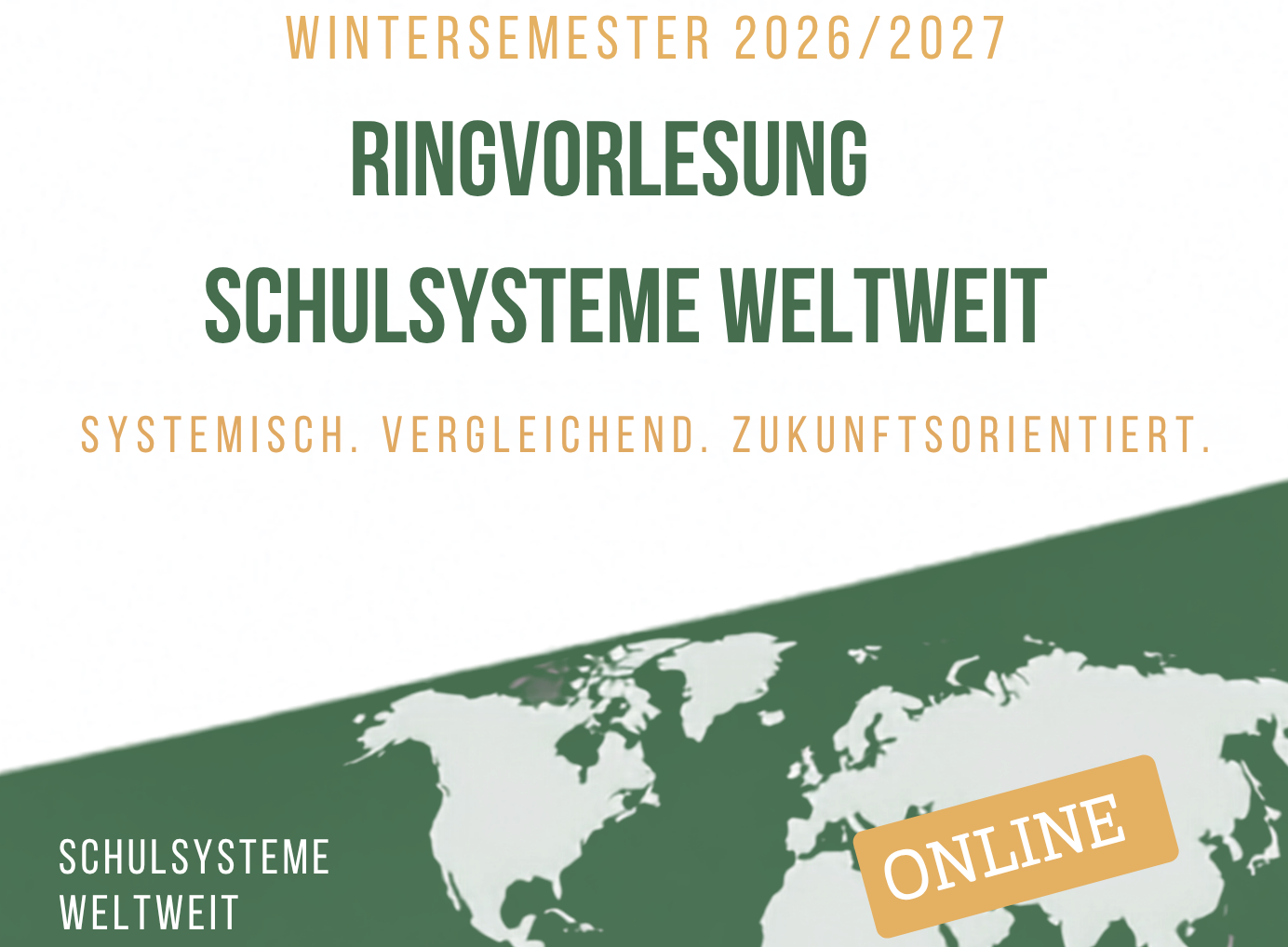 Grafik Rinvorlesung Schulsysteme Weltweit ©Universität Graz / TED-Projekt