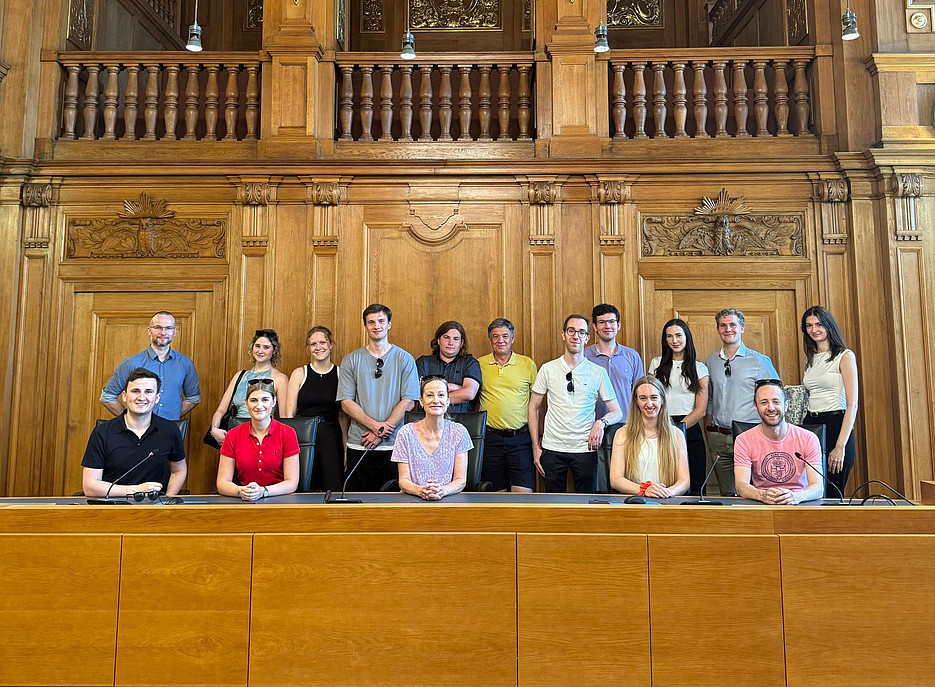 Gruppenbild der Studierenden 
