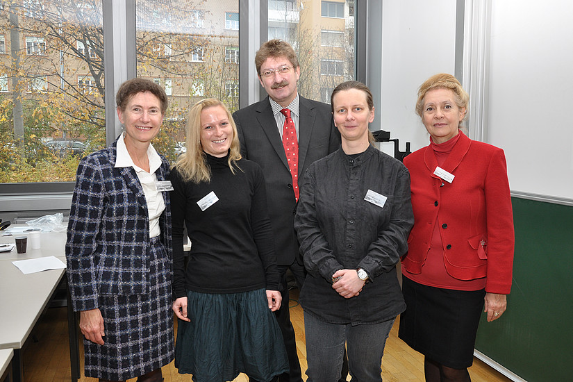 Ivančica Schrunk, Tina Neuhauser, Peter Scherrer, Susanne Lamm und Vlasta Begović (v. l.)
