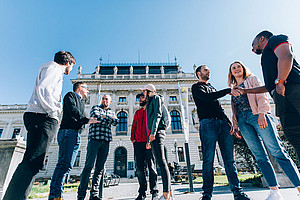 Bei zwölf Studien gibt es an der Universität Graz Aufnahmeverfahren. Die Registrierungsfrist geht von 1. März bis 15. Juli 2020. Foto: Uni Graz/Kanizaj 