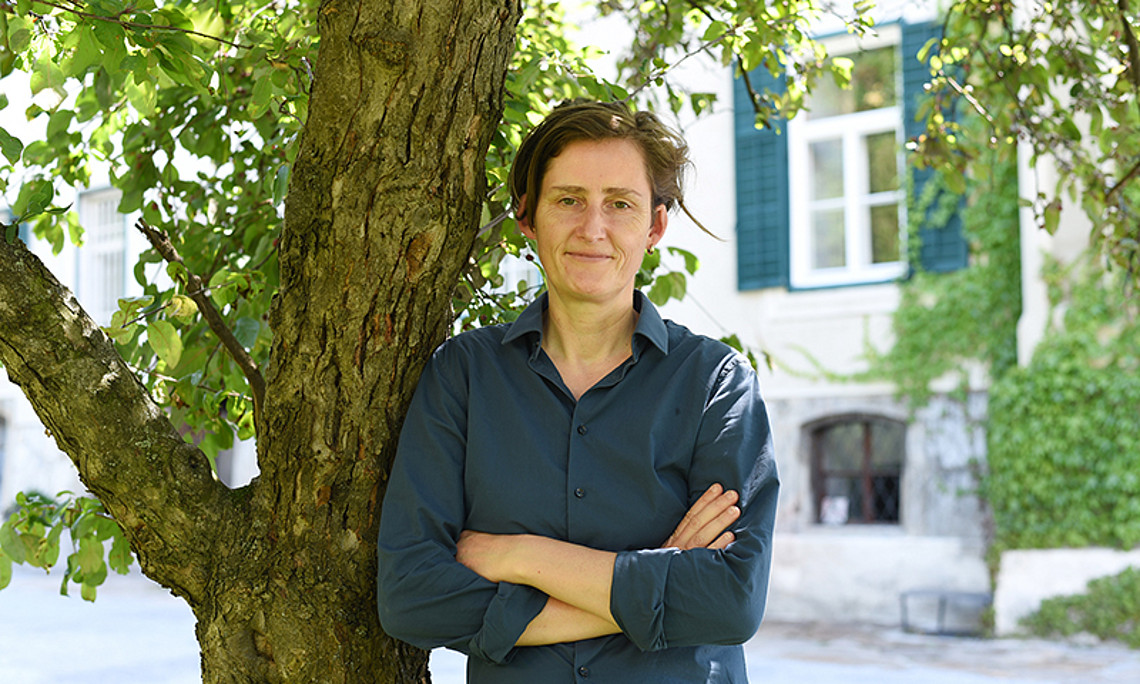  Sybille Bauriedl im Interview. Foto: Uni Graz/Kastrun.