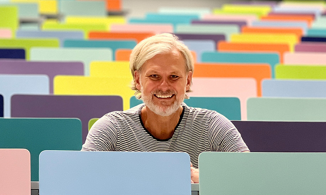 Helmut Jungwirth im Alumni Uni Graz Hörsaal
