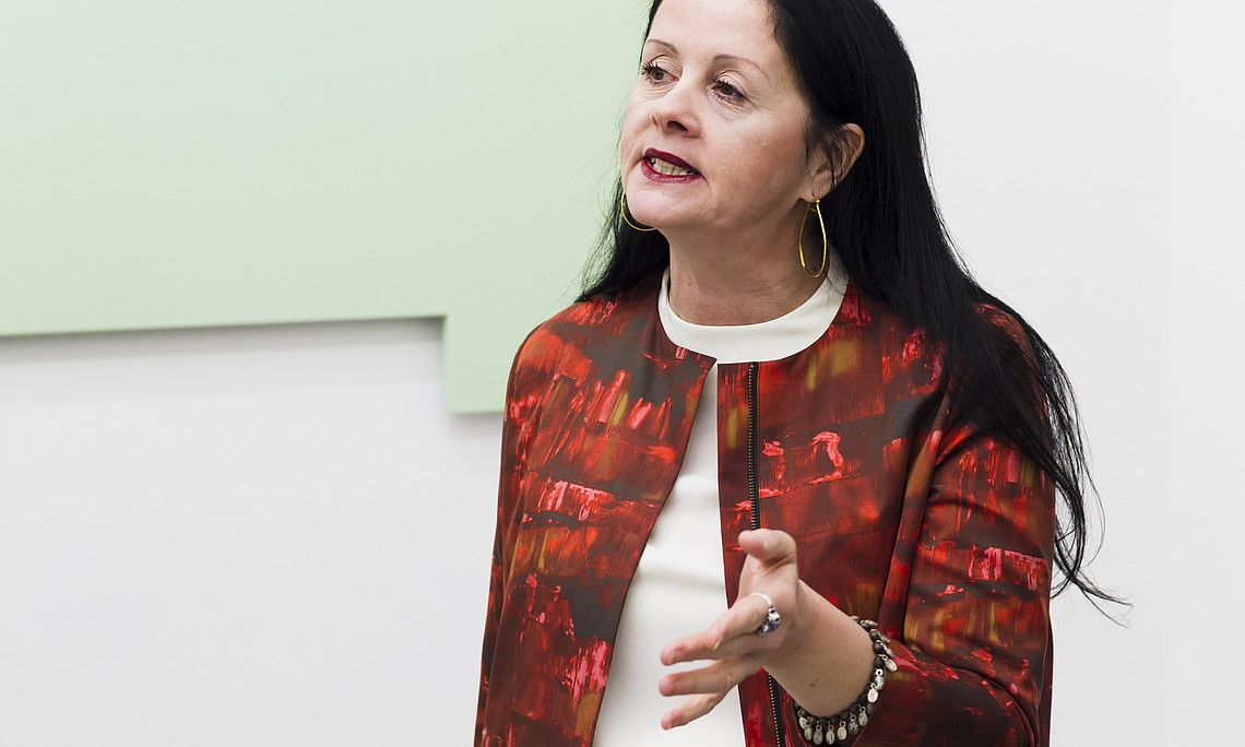 Sabine Flach bei den Galerientagen Graz