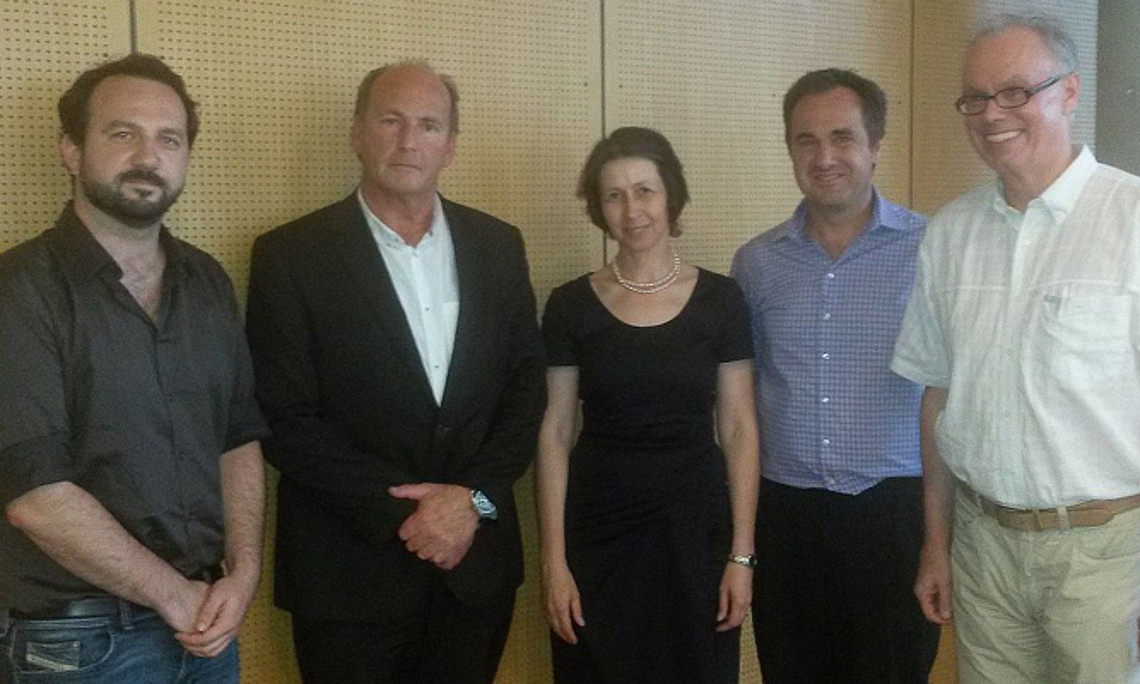 Spannender Diskussion: Pirim Fessler, Albert Kaufmann, Barbara Gasteiger-Klicpera, Gerhard Wohlfahrt und Richard Sturn (v.l.)