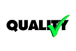 Grafik: "Quality" mit Häckchen