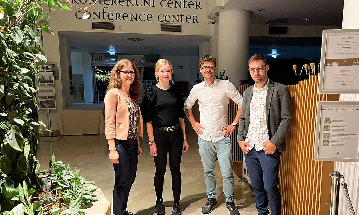 Angelika Mandl, Claudia Haagen-Schützenhöfer, Markus Obczovsky, Thomas Schubatzky (Foto: UniGraz/Obczovsky)