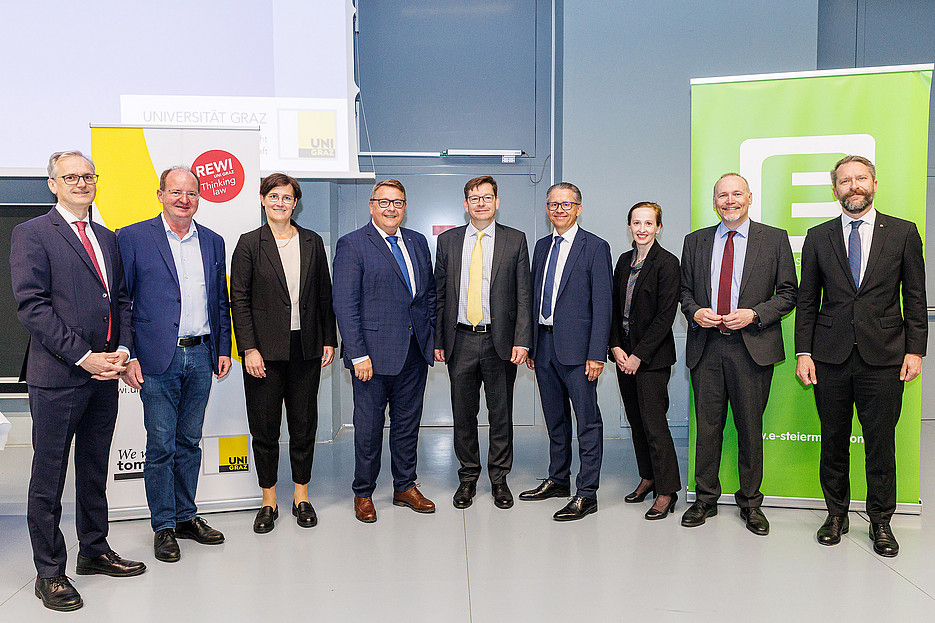 Die Referent:innen des 13. Grazer Energierechtstags ©Energie Steiermark