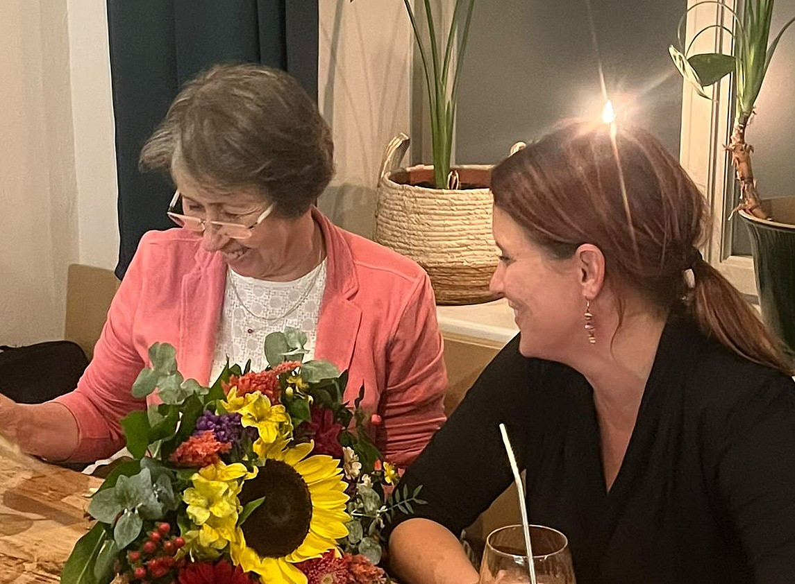 Übergabe der Leitung des CERI - Barbara Gasteiger-Klicpera und Lisa Plaeczek ©Jessica Berger/Uni Graz