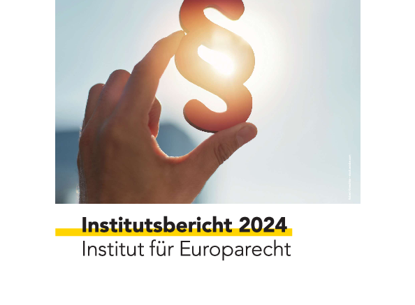 Titelbild Institutsbericht 2024 