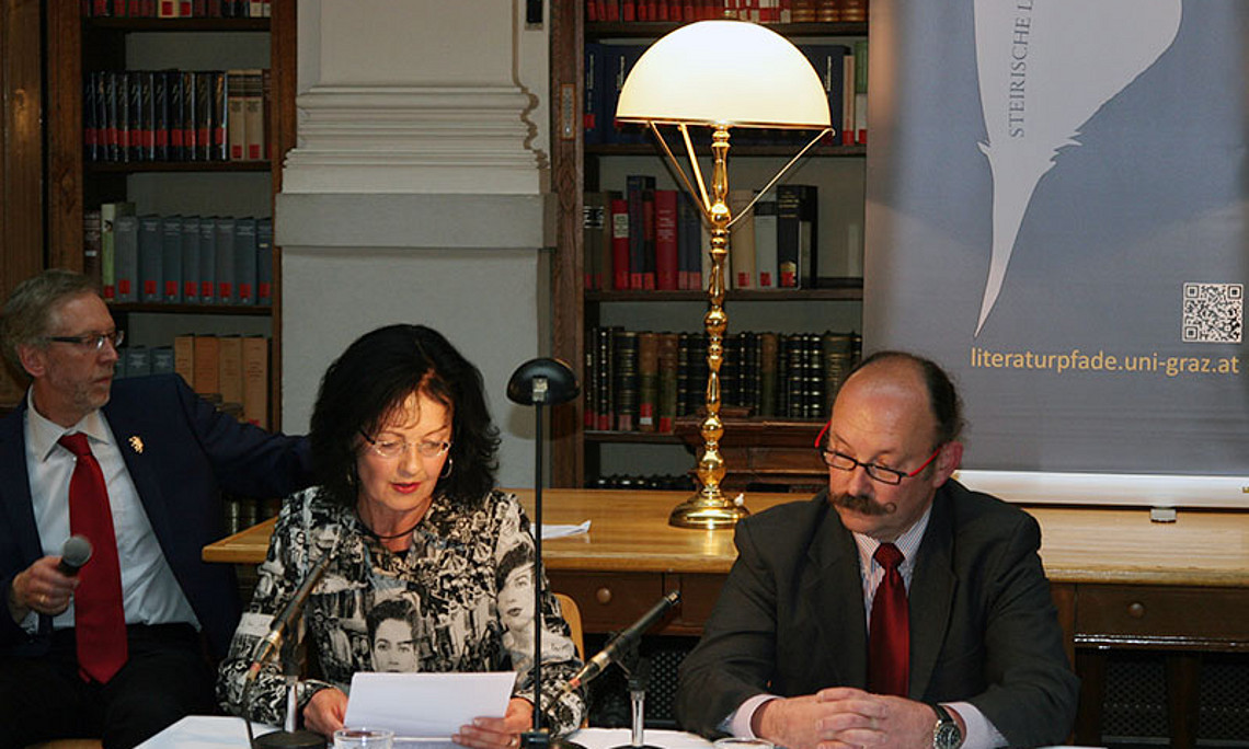Doris Rudlof-Garreis und Erwin Draxler lasen aus dem neuen Buch.