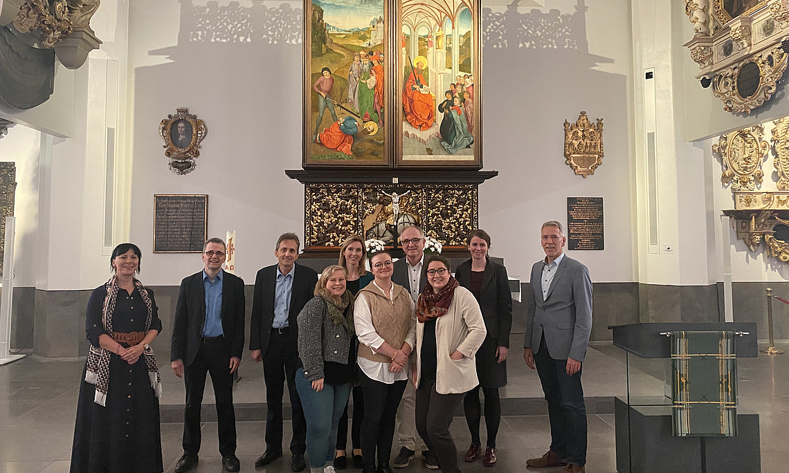 Gruppenfoto Grazer Woche in Leipzig