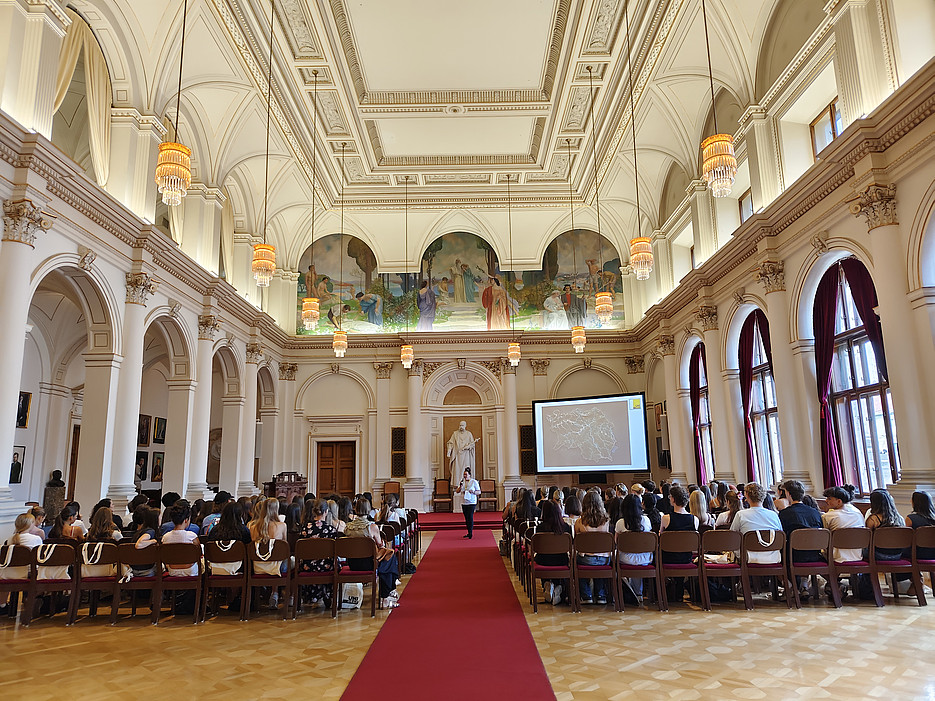 Bei der Eröffnung der FUTURE EDUCATION DiLabs 2026 in der Aula ©Michaela Handke