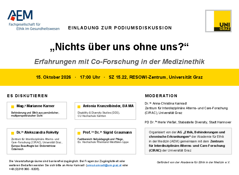 Podiumsdiskussion AEM 