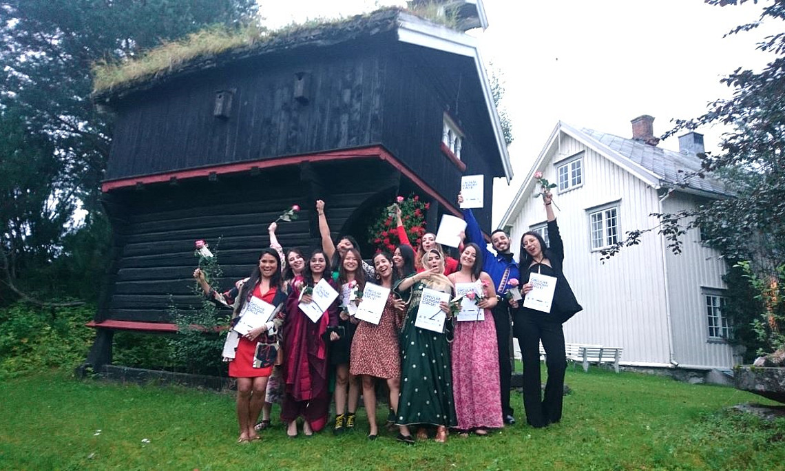 Students graduating