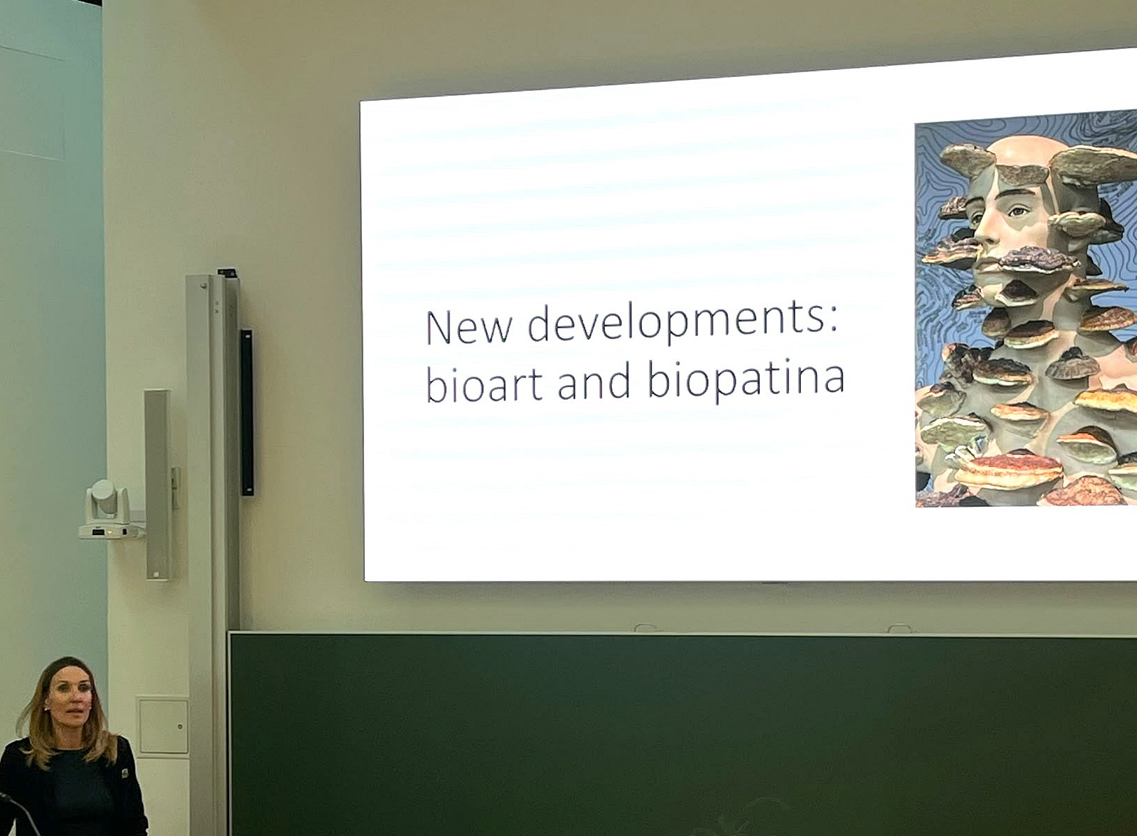Talk by Katja Sterflinger ©Asma Fathinejadposhkoohi