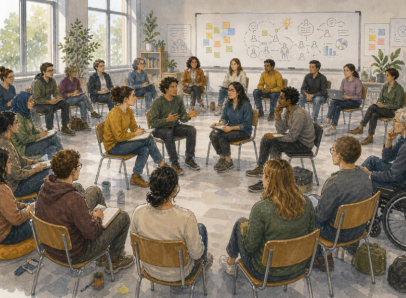 Diskussion im Sesselkreis 