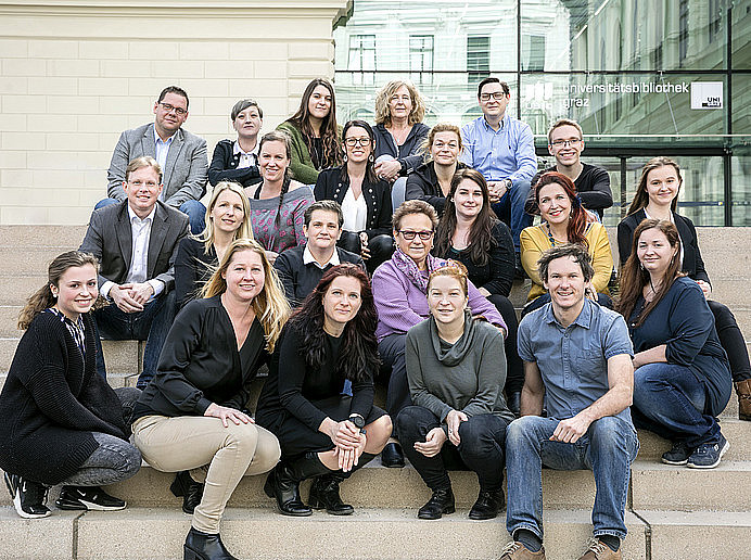 The team of the study department. ©Studienabteilung Uni Graz