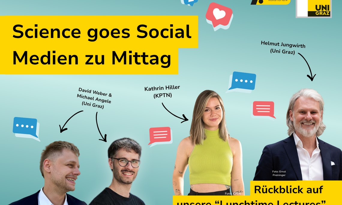 Alle Beteiligten bei Lunchtime Lectures Reihe