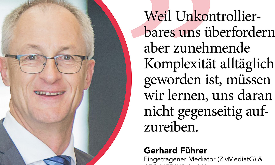 Interview über Mediation mit Gerhard Führer