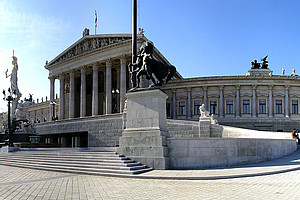 Parlamentsgebäude in Wien Foto: Neugiernase - pixabay