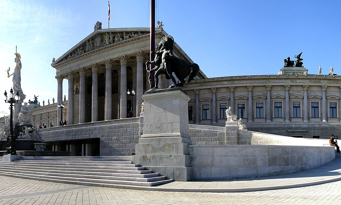 Parlamentsgebäude in Wien Foto: Neugiernase - pixabay