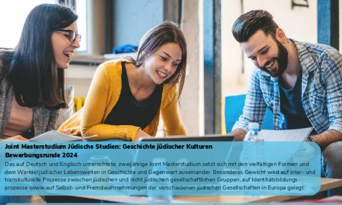 Call for applications for the Joint Master in Jewish Studies