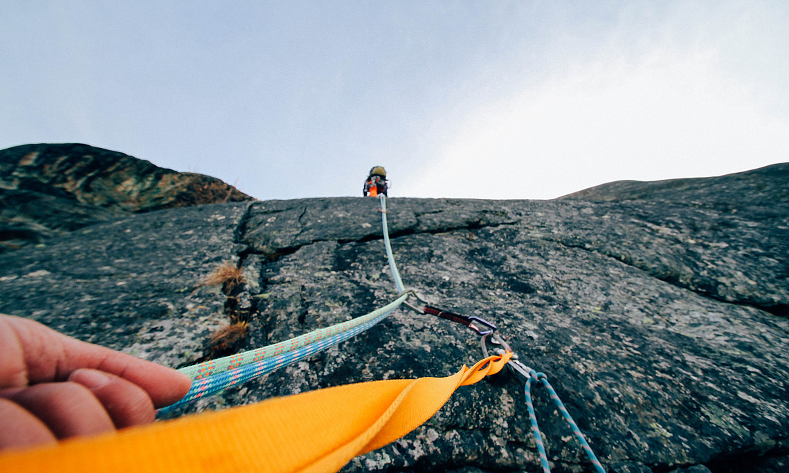 Abenteuer, Action, Seilklettern, Vertrauen