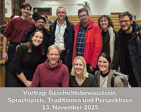 Vortrag: Geschichtsbewusstsein. Sprachspiele, Traditionen und Perspektiven 