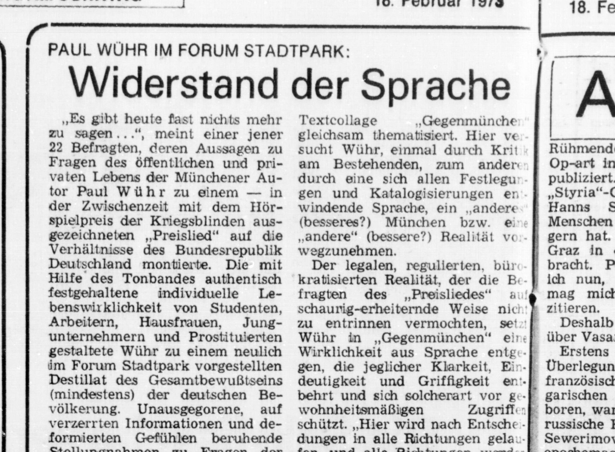 Melzer Zeitungsartikel 