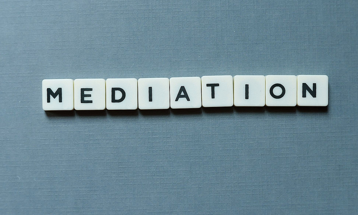 Schriftzug "Mediation"