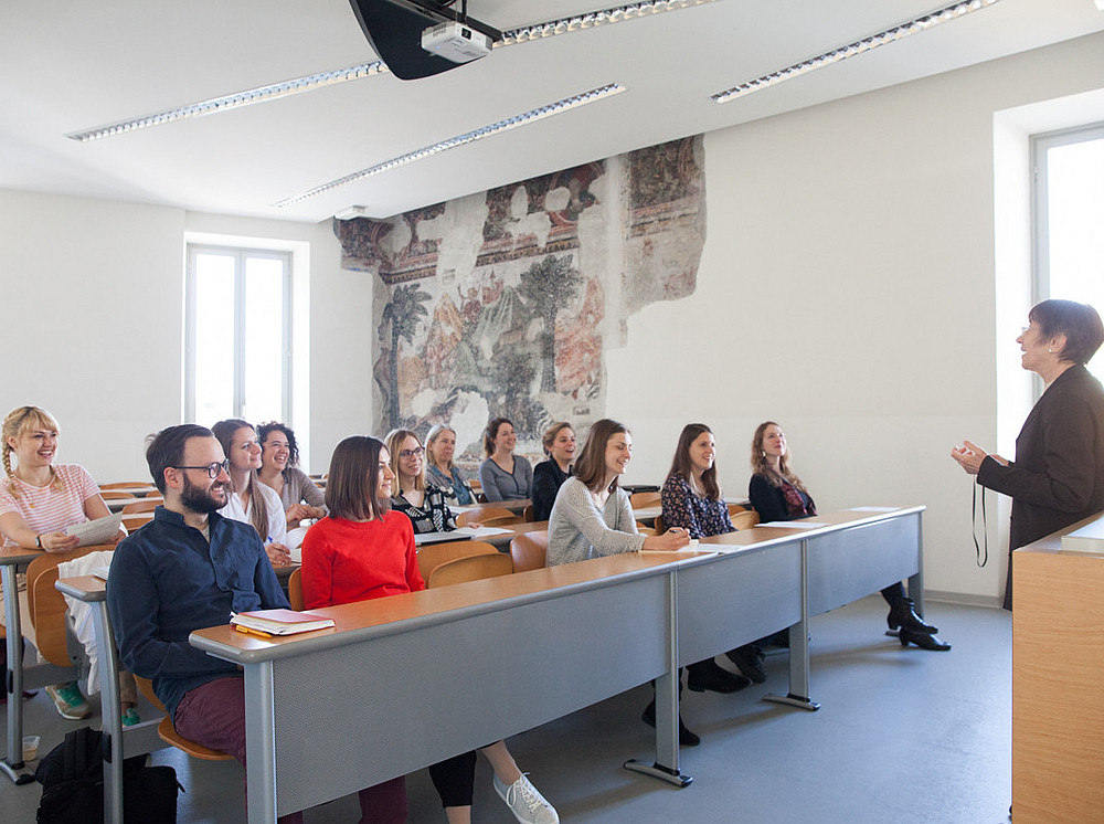 Conference with a smiling audience ©European PhDnet, JLU Giessen