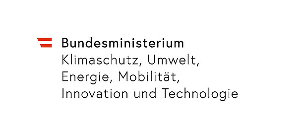 Logog Bundesministerium für Klimaschutz, Umwelt, Energie, Innovation und Technologie ©BMK