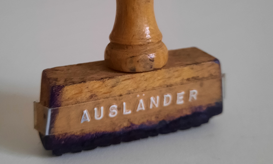 Stempel "Ausländer"