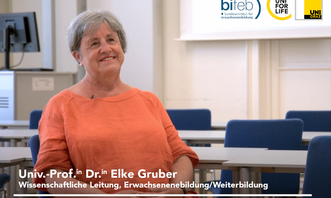Erwachsenenbildung, UNI for LIFE, Elke Gruber