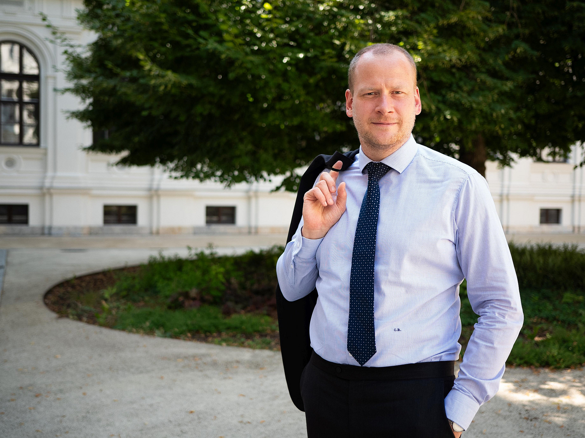 Porträt Christoph Bezemek ©Uni Graz/Radlinger