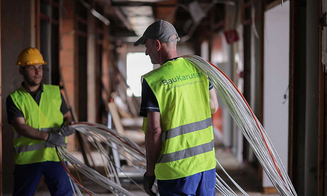 Arbeiter in der Vorklinik