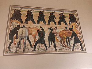 Auszug der deutschen Studenten in den Freiheitskrieg von 1813, Ferdinand Hodler (1853-1918) 