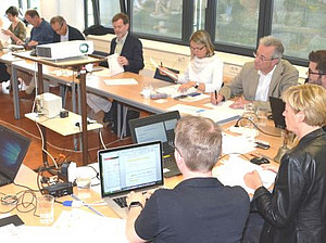 EVSO-Mitarbeitende bei einem Meeting ©PH Burgenland
