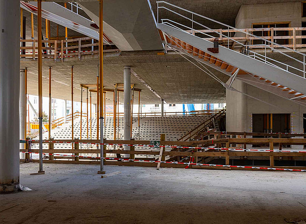 Atrium im Rohbau ©klaus.grill