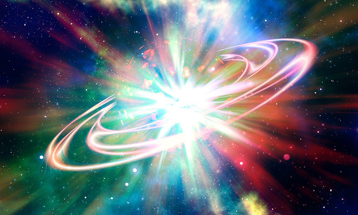 Phänomene, wie zum Beispiel der Urknall, können mithilfe der Teilchenphysik auch erklärt werden. Foto: Pixabay.com