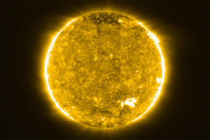 Die Sonne und ihr Strahlenkranz aus nie dagewesener Nähe: eine aktuelle Aufnahme der Sonde Solar Orbiter mit Grazer Technologie an Bord. Foto: ESA