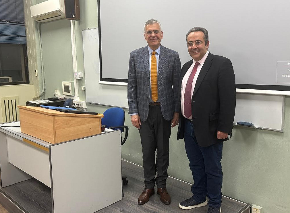 Prof Argarate und Prof. Stylianos Charalampidis in Thessaloniki 