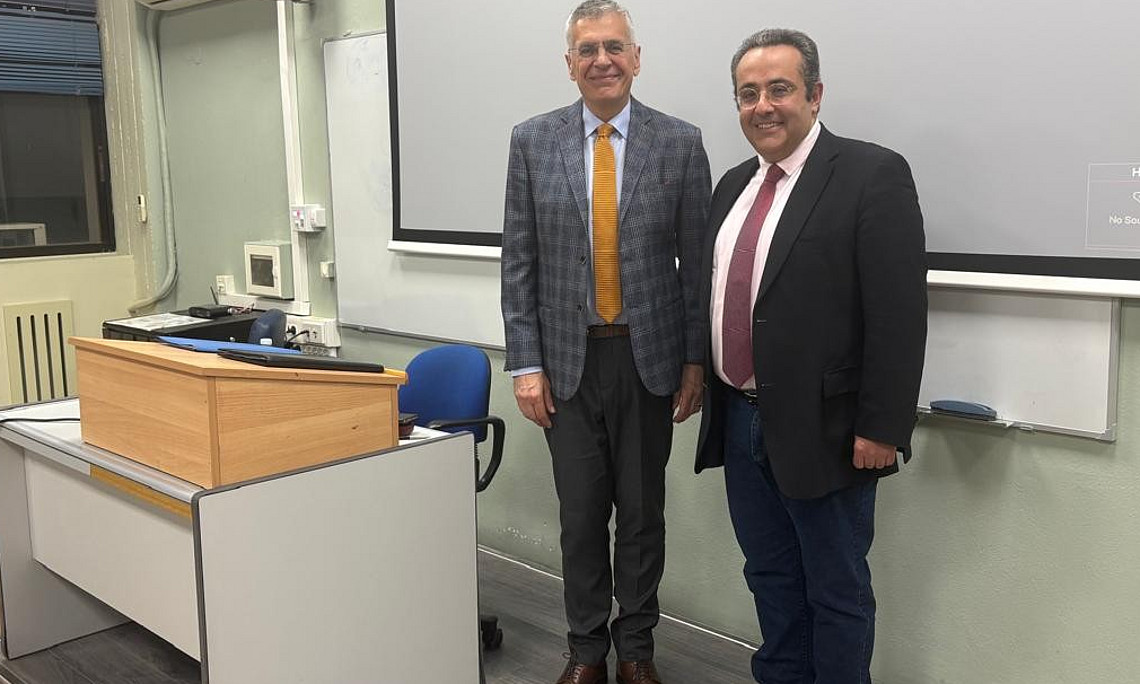 Prof Argarate und Prof. Stylianos Charalampidis in Thessaloniki