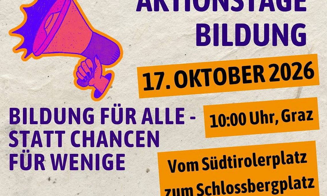 Flyer Demo Bildung für alle 17.10.2026